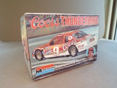Coors Thunderbird Stock Car Bill Elliott Monogram #2244 Model Open Box New (Read
