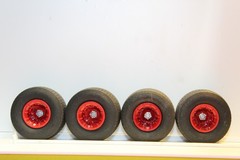 W-104 1/25 scale resin model car dirt track tires and wheels ,