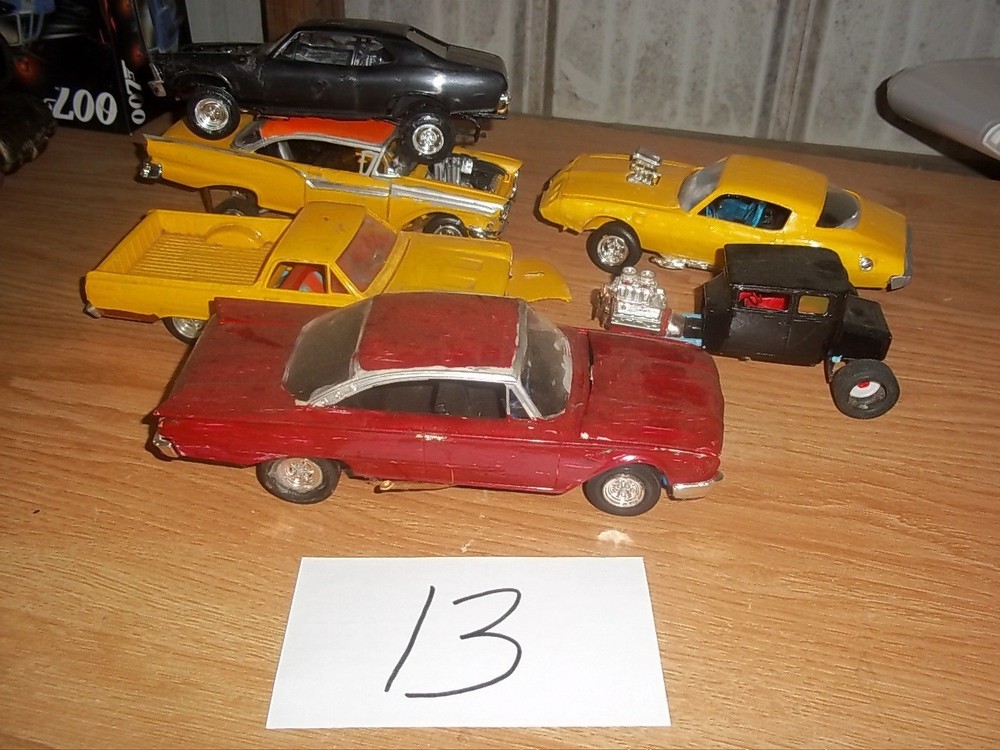Model Car Junkyard/Parts Lot Salvage Built Plastic Models #13