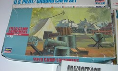 LOT of 7 Military Model Kits- Matchbox Hasegawa Nitto Fujima Complete open box