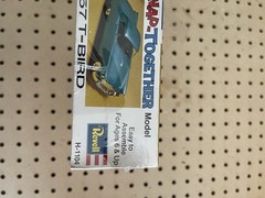 1974 Revell ’57 T-Bird Snap-Together Model Kit Factory Sealed Vintage 1/32 Scale