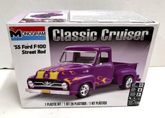 Monogram 1955 Ford F-100 Street Rod Pickup Truck 1/24 Scale Model Car Kit NEW
