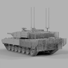 1/72/87/144 Canada Leopard 2A4M Main Battle Tank 3d Printed Model Unpainted
