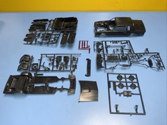Plastic Grand National Kit Parts Incomplete Diorama, Kit bashing, Junkyard Etc.
