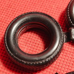 White Wall Tires 1977 GMC Van 1:25 scale model car part Revell
