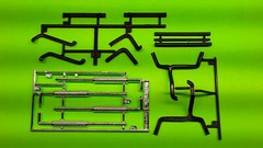 1/25 Tyrone Malone Hideout Kenworth Aerodyne Transporter Chrome Exhaust Pipe Lot