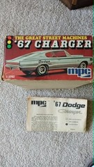 Rare Original MPC 1967 DODGE CHARGER 1-3702 .. Released 1974 .. 1/25 Scale