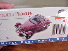 New Sealed Vintage 1998 Tester’s Metal Body Model Kit Plymouth Prowler 1:43 #136