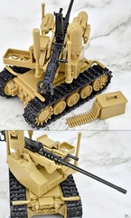 TOMYTEC 1/12 Little Armory LD049 ARMED UGV 2 .50 CAL CARRIER Model Kit 329985