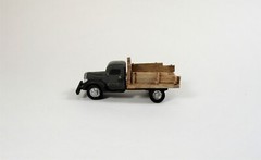 New! SMC-620A 1942 Dodge 1 Ton Truck w/Cast Stake Bed HO-1/87 Scale Clear Resin