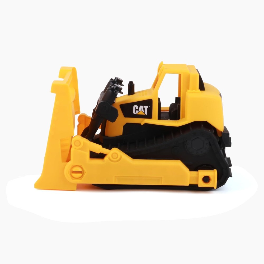 Cat Construction Fleet 10” Bulldozer Toy – Heavy‑Duty Plastic, Working Blade…