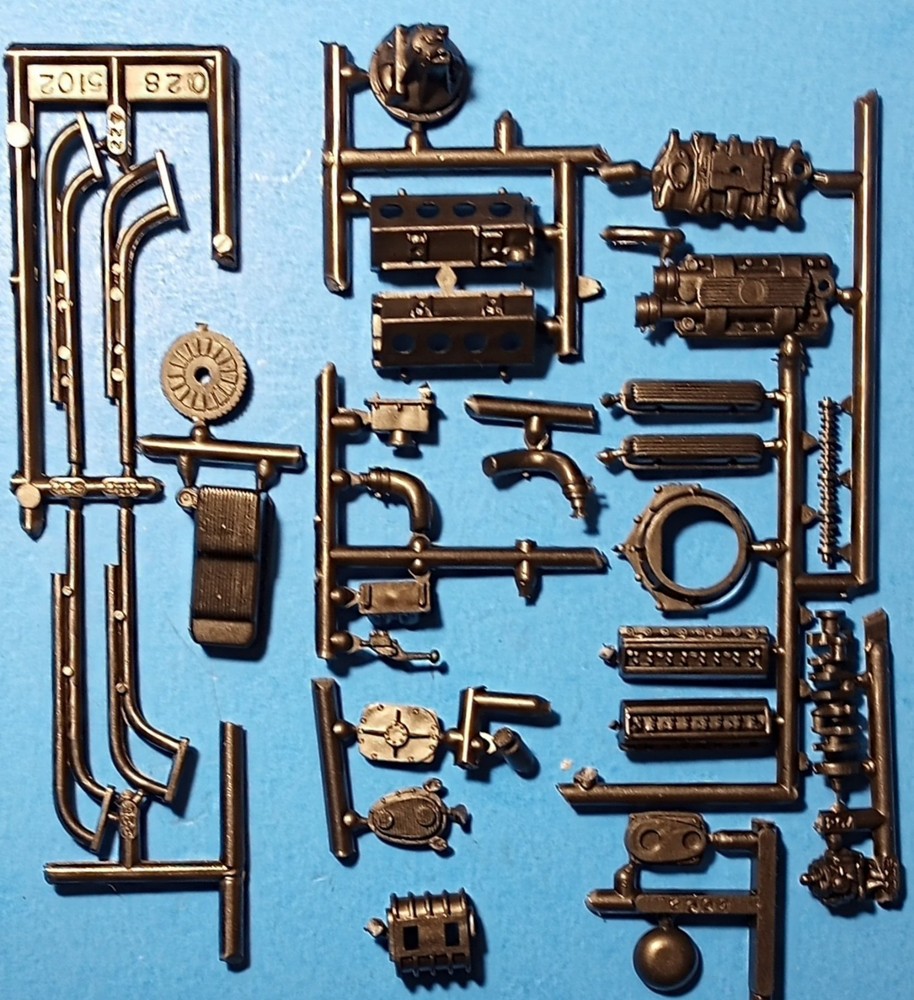 🔥CHEVY 283 ci V8 ENGINE from AMT PARTS PACK – AMT 8158 MODEL CAR KIT PARTS LOT