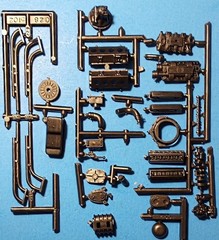 🔥CHEVY 283 ci V8 ENGINE from AMT PARTS PACK – AMT 8158 MODEL CAR KIT PARTS LOT