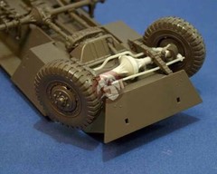 Resicast 1/35 “Workable” Front Axle & Steering for M8 / M20 (for Tamiya) 352239