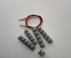 1 24 1 25 Scale Ignition Master Kit Distributor Coils Wire Detail Resin Prints