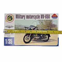AIM Fan Model MV-650 Military Motorcycle 1/35 Scale Model Kit NOS Ukraine
