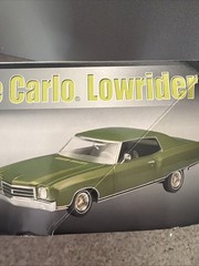 AMT Ertl 1970 Monte Carlo Lowrider Street Customs Model Kit Skill 2 Open Box