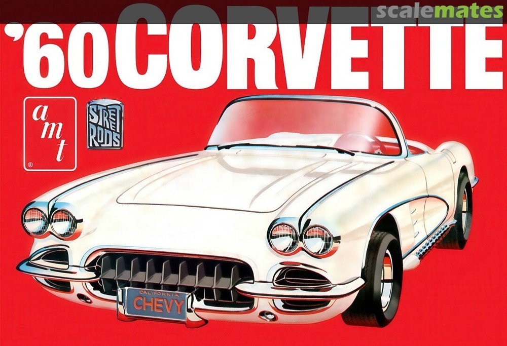 AMT Model Kits 1374 1/25 Scale ’60 Chevy Corvette Street Rods Model Kit