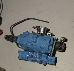1960s 1/25 Model Car Engines Lot of 5 – Vintage Model Kit Parts – Lot F