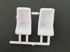 1966 Malibu SS CUSTOM RACING SEATS for Revell Monogram 1:24 Model 66 Chevelle