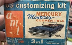 AMT 313 1963 Mercury Monterey Convertible Annual Vintage Car Model KIT 1/25 McM
