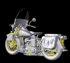 1/35 U.S. Military Police (2 motorcycles with figures) MiniArt 35085 Model kit