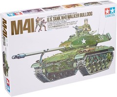 Tamiya 1/35 Military Miniature No.55 America Army Light Tank M41 Walker Bulldog