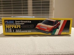 Fujimi 1:16 scale Ferrari BB512 Berlinetta Boxer Enthusiast – Sealed Parts
