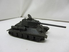 ROCO MINITANKS DBGM #161 Soviet USSR WWII T-34/85 Tank Long Barrel 1/87 HO