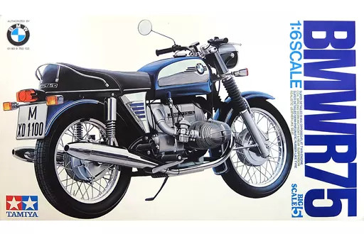 TAMIYA 1/6 BMW R75 Motorcycle Model Kit No.5 Big Scale Display Model From Japan