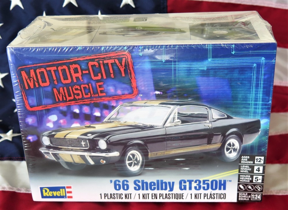 Revell 1966 Motor-City Muscle Ford Shelby GT-350H 1:24 Model Kit NEW SEALED!