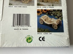 Roadster Wood Model Kit Classic Car Automobile Assembly Build Crafts New Taiwan