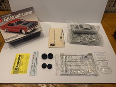 AMT Ertl Pro Street 1968 Plymouth Roadrunner 1/25 Kit #6884 Sealed Bags