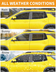 In-Channel Window Rain Guards Fit for Chevy Equinox 2025 2026(NOT for EV) Rain G