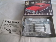 AMT 1966 Chevy Nova SS SPECIAL EDITION MILLENNIUM 1/25 Model Kit OPEN BAGGED