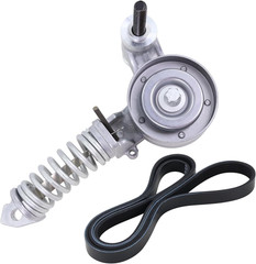 Belt Tensioner Assembly with Pulley with Serpentine Belt Compatible with 2011-20