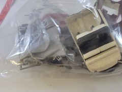 AMT 49 Ford Club Coupe Customizing Model Kit Parts Only