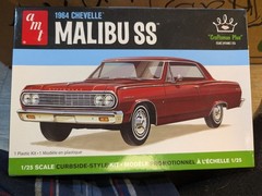 AMT 1/25 64 Malibu SS Resin Cast Big Cowl Hood