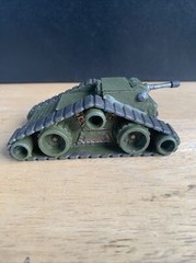 1/72 Modified Tank Painted Fantasy Wars Resin? Wood Die Cast 4”