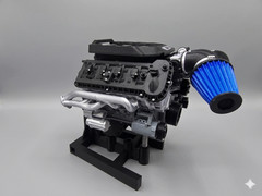 Ford Mustang Dark Horse V8 Model Engine FDM 3D Printed Vroom Vroom Vroom