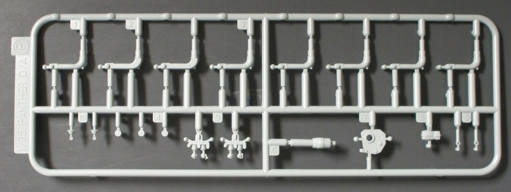 Dragon 1/35th Scale Flak Panther Ausf D – Parts Tree P from Kit No. 6899