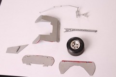 Model car parts Revell Pinto funny car