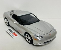 New Original 2010 Corvette C6 Coupe Promo Model Blade Silver MODELMAX