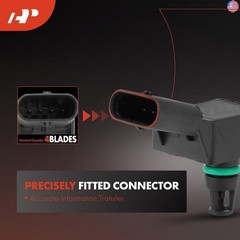 A-Premium Manifold Pressure (MAP) Sensor [4 Pins] Compatible with Volkswagen