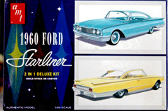 AMT 1960 FORD STARLINER 2 IN 1 DELUXE KIT 1/25 Model Kit New In A Great Box