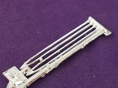 56 Chevrolet BEL AIR FRONT FENDER TRIM for Atlantis Revell 1:25 Model Kit 1956