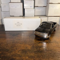 1988 Silverado C 1500 Saber Black 125 Scale Model Car