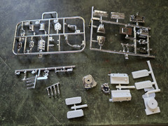 MPC Cosmic Charger 1:25 Scale Parts Blown Hemi engine Parts STK V57