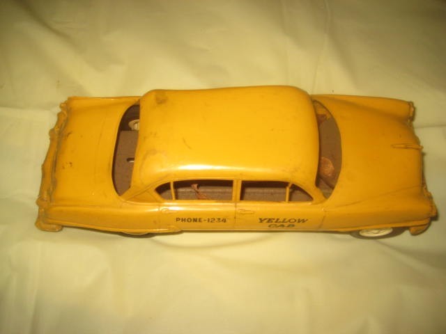 1954 Plymouth Belvedere Yellow Cab Taxi Dealer Promo Model 4 Screw