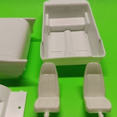 Spirit of 57 1957 Chevy Bel Air 1/25 MPC Gasser Body Interior Tub Bucket Seats